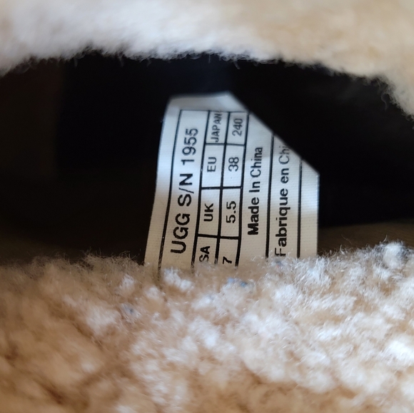 UGG AUSTRALIA Lynnea Clog Boot Shearling Fur & Suede Shoe - Picture 8 of 9